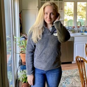 Patagonia Snap T Pullover Fleece - Grey - Size M